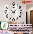 Diy 3D Clock Stackable Modern Design Wall Clock With a Fine Texture of MDF Wood High Quality Large Wall Clock diy (H-12) - Hajvery Decor. 