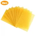 10Pcs Beeswax Sheets Candle Making Craft DIY Kits Honey Candles Maker Full Bees Wax Honeycomb Beekeeping Foundation Sheets New. 