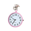 Fashion Unisex Round Dial Quartz Analog Nurse Medical Keychain Pocket Watch. 