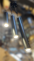 Modern Cylinder Pendant Light Black Body for Kitchen, Dining Room, Shop Counter Pipe Long Pendant Lamp. 