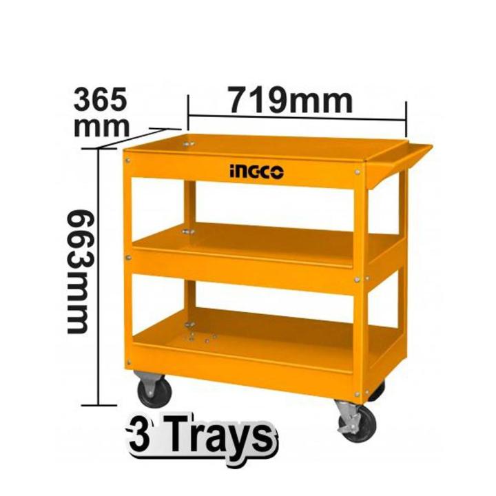 Ingco Tool Cart/Trolley 3 Section