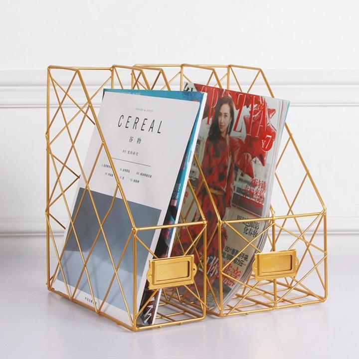 vertical%20rack%20metal%20wire%20magazine%20holder%20desk%20file%20folder%20organizer%20Magazine%20Holder%20document%20storage%20compact%20-%20Image%206