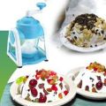 Portable Manual Ice Crusher Multi-function Hand Shaved Ice Machine Ice Chopper. 