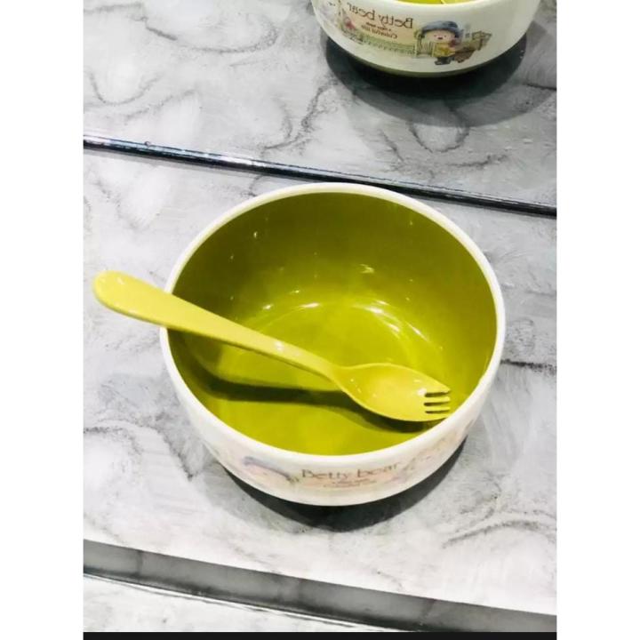 Baby Cerelac Bowl And Spoon /Baby Cerelac Set(Bowl And Spoon