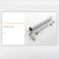 Simple Door Closer Silent Pneumatic Hydraulic Buffer Automatic Brown. 