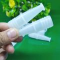 Pack of 5pcs 0.75" 3/4 inch Water Pipe Pressure Nozzle Connector Garden Pipe Connector PVC Plastic Material. 