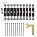 Cassette Screws Support Rod Kit Rust Resistant Repair Device for Wall Switch. 