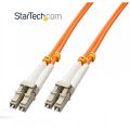 StarTech 3mMeter/10fet Fiber Optic Cable - Multimode Duplex 50/125 - OFNP Plenum - LC/LC - OM2 - LC to LC Fiber Patch Orange. 