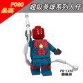Green Cat Robokill Wolverine Minifigures Spiderman Deadpool Harley Quinn Building Blocks Avengers Kids Lego Toys. 