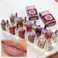 Small Bottle Matte Velvet Lip Glaze Waterproof Long-lasting Smooth Cream Texture Lipstick Lip Gloss Makeup. 
