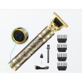 Cordless Hair Clipper, Zero Gapped T-Blade Trimmer Rechargeable Beard Trimmer, Professional Hair Clippers with 4 Guide Combs Hair Grooming Set for Men (Bronze). 