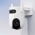 Ezviz by Hikvision H9C 5MP+5MP Dual Lens Wireless Wi-Fi IP Camera Outdoor Pan/Tilt 3K CCTV Security Camera | Co-Detection Tracking | AI-Powered Human/Vehicle Shape Detection | Color Night Vision | Weatherproof | Two-Way Talk| Supports Up to 512 GB Storage. 