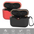 With Hook Bluetooth Headset Soft Silicone Case For Sony WF-1000XM3 WF-1000XM4 Earphone Anti-Shock Cover. 