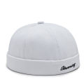 Spring and summer new casual landlord hat street melon skin tide hats without brim retro hip hop cap men and women universal cap. 
