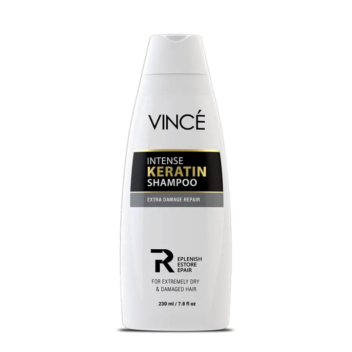 Vince Intense Keratin Shampoo For Extremely Dry and Damage Hair - 230ml