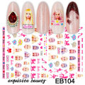 2020 New Cartoon Kids Barbie Nail Art Sticker Snow White Emoji Barbie Simpson. 