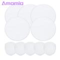 Travel-friendly Hand Fan 5pcs Folding Flying Disc Fan with Storage Bag Portable Round Fan for Diy Sublimation Black White Edge Favorite Handheld Folding Fan. 