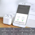 i100 TWS 1:1 Bluetooth 5.0 Wireless Earphone Stereo Headset Auto Pairing Earbuds QI Wireless Charging. 