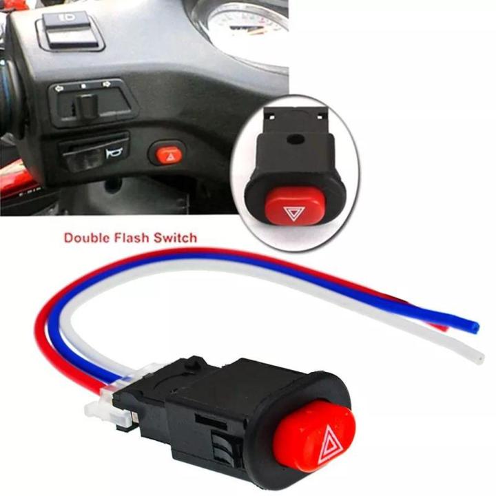 Hazard switch, 4 indicator running on/off push button