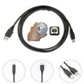 Replacement Usb Cable Power Cord For Blue Snowball Mic Microphone Black. 
