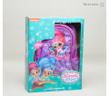 Shimmer & Shine 5 Piece School Backpack Set School Bag Lunch Bag Water Bottle Lunch Box Pencil Box Stattionery Box. 