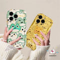 Cartoon Frog Pig Duck 3D Wavy Curved Edge Couples Case For Infinix Hot 11 20 10 12 9 8 30i 30 Play Hot 10Lite 9 8 Smart 5 6Plus 7 6 Note 12 G96 Full Screen Lovely Animal Soft Case. 