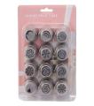 Baking Tool Set - 12Pcs - Silver. 