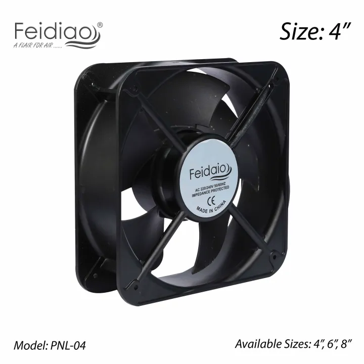 FEIDIAO%20220V%204%20inch%20Axial%20Panel%20Fan/Cooling%20Fan%20(Square)%20-%20Imported%20-%20Exhaust%20Fan%20for%20Kitchen%20Hoods%20/%20Machines%20/%20Server%20Racks%20/%20Commercial%20/%20Residential%20Use%20-%20Image%202