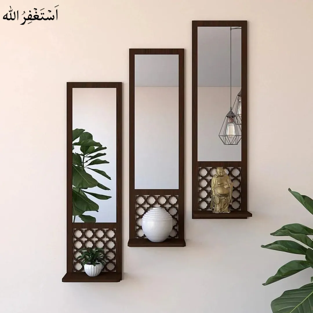 Wall decorations items, Wooden wall shelf for bedroom