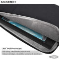 BAGSTREET Laptop Sleeve 13.3" - 14" - 15.6" Inches with Handle, Shock Proof, Water Proof Compatible with MacBook Air/Pro 13.3-14-15.6 Inch, Notebook Computer Polyester Protective Sleeve Case Carrying Bag with Accessory Pockets - Black. 