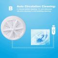 Mini Washing Machine Portable Ultrasonic Turbine Washer, Portable Washing Machine with USB for Travel Business Trip or College Rooms. 