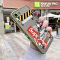 chenyyka For iPhone 8 Plus Case Fashion Tide Brand Cool Boy Pattern Thin Side Square Edge Frosted Transparent Hard Phone Cases New Design Shockproof Silicone Casing Full Cover Camera Protection Softcase. 