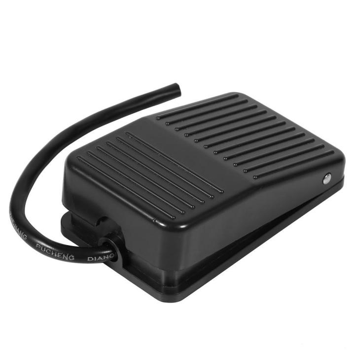 220V 10A Electrical Foot Pedal Switch Plastic Hands-free Ceramic Craft w/ Cord
