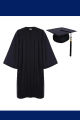 graduation gown and cap set Includes Tassel for Bachelor, Master, Teacher. 