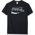 Brandino-BLACK Coca-Cola Cotton Printed T-Shirt for Mens. 