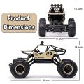 Rock Crawler 4x4 Off Road Monster Remote Control Car For Kids/ Remote Control Electric RC 1/16 Scale 2.4GHz 4WD High Speed Racing Car Off Road Truck With Rechargeable Battery outdoor toys offroading Monster Truck 4 x 4 Truck Amazing For Gifting. 