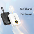 Mini Power Bank 10000mAh PD22.5W Type-C Fast Charging Poverbank for iPhone 15 Pro max 14 pro 14 pro max Samsung S22 Huawei P50 Portable Charger with Cable. 