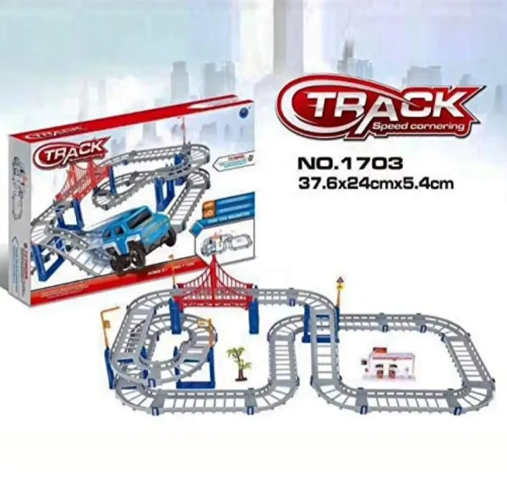 25pcs DIY Rail Car Racing Track Combinations Toy For Kids Children ...