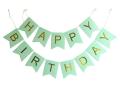 Happy Birthday Green & Black Theme Set ( Including 1 pc Green Birthday Banner- 30 Balloons  Green -Black & Gold ) Birthday Items Birthday& Party Decorations Birthday Celebrations -Birthday Decor Birthday Accessories Green Birthday Themes. 