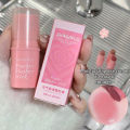 【2024】 Smoky Rose Blusher Stick Cream Smooth Cheek Tint Monochrome Nude Blush Natural Matte Pink Apricot Face Rouge Contour Makeup. 