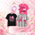 Pink Ribbon Awareness T-Shirt Pack of 4. 