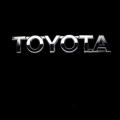 Toyota Monogram Emblem Plastic Chrome OEM Style Toyota Logo. 