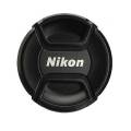 Nikon - 55mm Lens Cap Front Side - Black. 