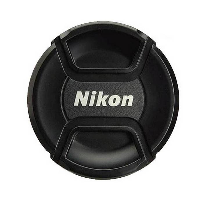 Nikon - 55mm Lens Cap Front Side - Black