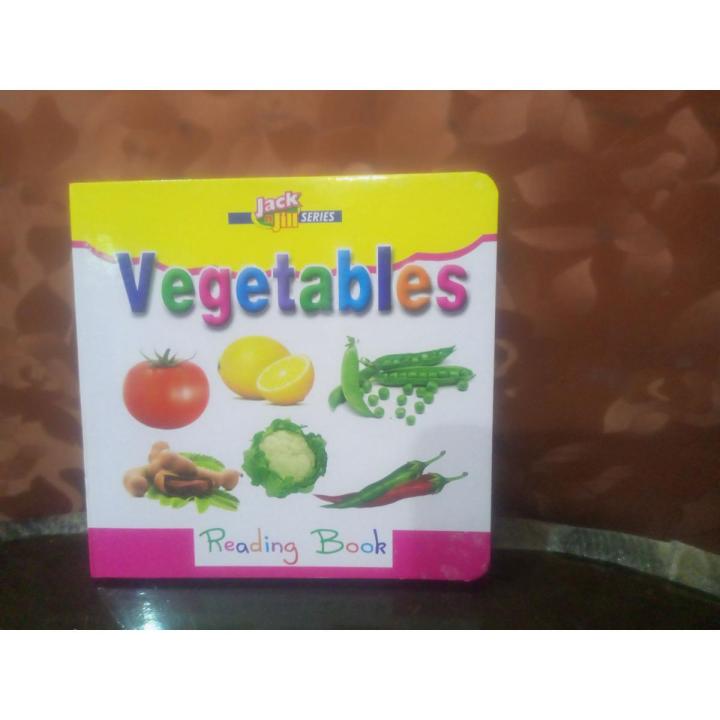 Kids First Learning Hard Board Book Vegetable names Pack of 1