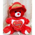 Giant Soft Red Love Heart Teddy Bear Cute Soft Plush Toy Stuff Toys Teddy Bear for Girls Big Size/ Kids/ & Adults - Cuddly Huggable Teddy Bear Gift for Girls/Kids- 3 Sizes Available. 