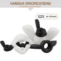 【BestGO】Plastic Nuts Nylon Wing Nuts Butterfly Nut to Fit Bolts Screws Black White M3 M4 M5 M6 M8 M10 M12 DIY Tool Kit. 