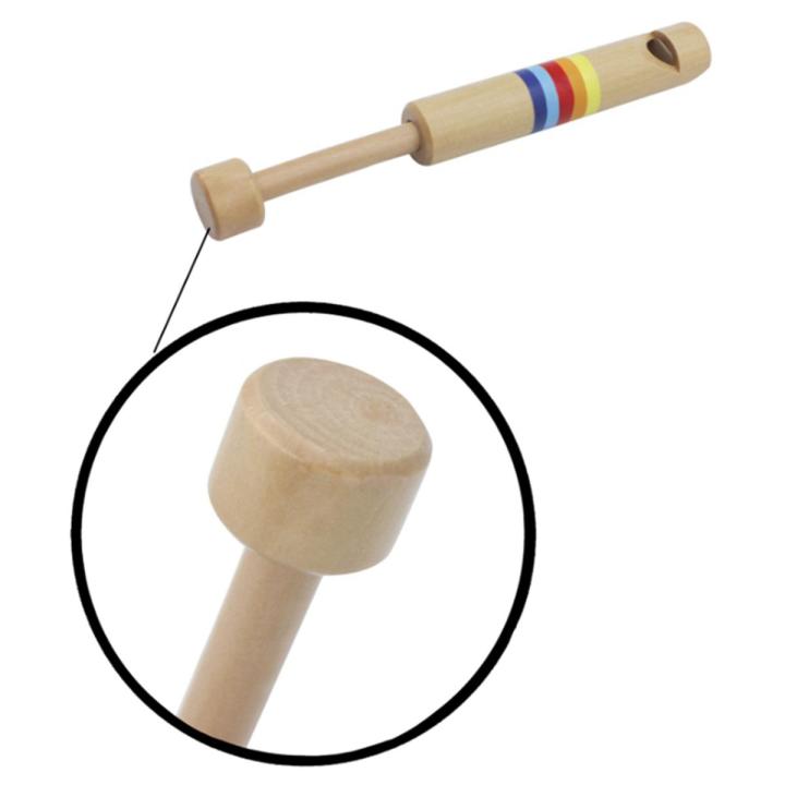 2X Wooden Flute Instents Pulling Diacritical Wooden Flute Early Musical Instent for Adults, Children, Music rs