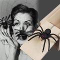 Scare Box Wooden Prank Trick Scaring Toy Spider Toys April Fool's Day gift Halloween Surprise Box. 