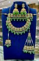 Pcs/5 Casting Made Choker Guluband Jewellery Set For wedding Girls/Women Accessories. 
